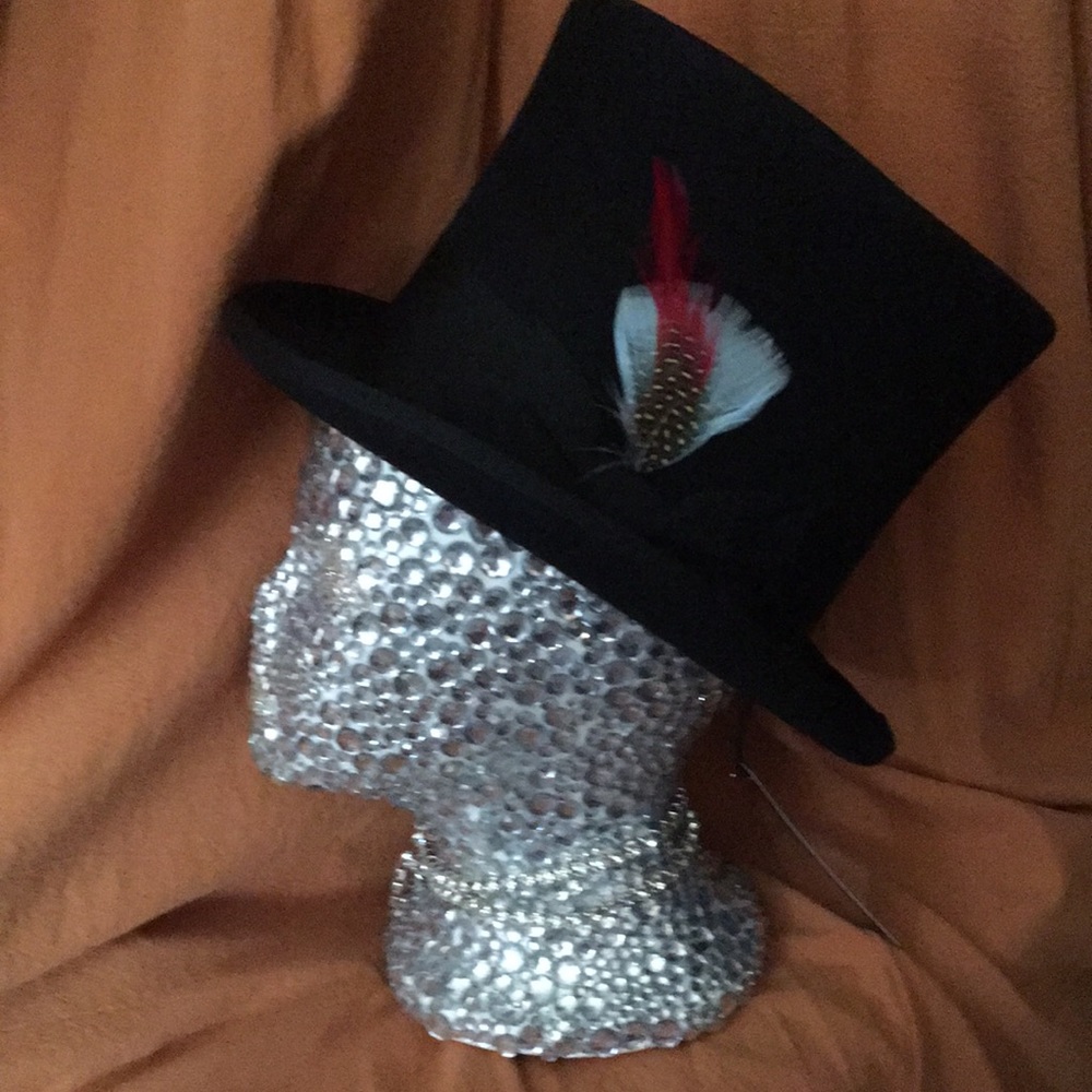 Wool Top hat steampunk Victorian size Small